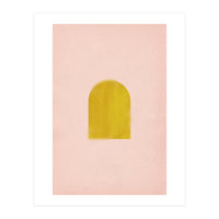 Pink and mustard arch (Print Only)