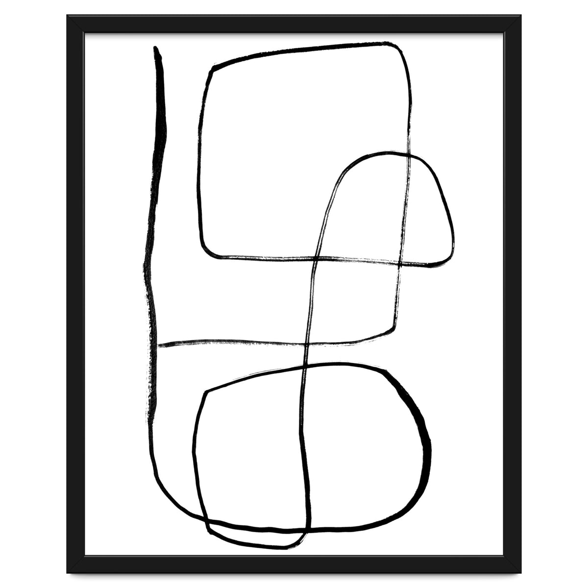 Mid-Century Line Art Print #3