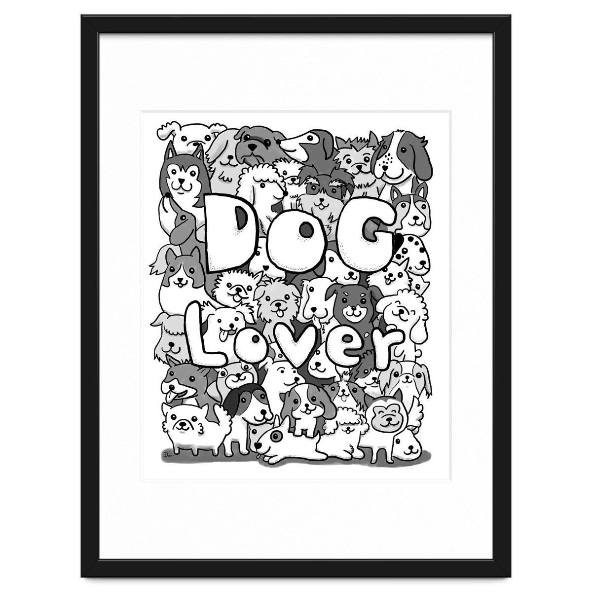 Doodle 72:  Dog Lover