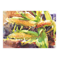 Corn watercolor (Print Only)