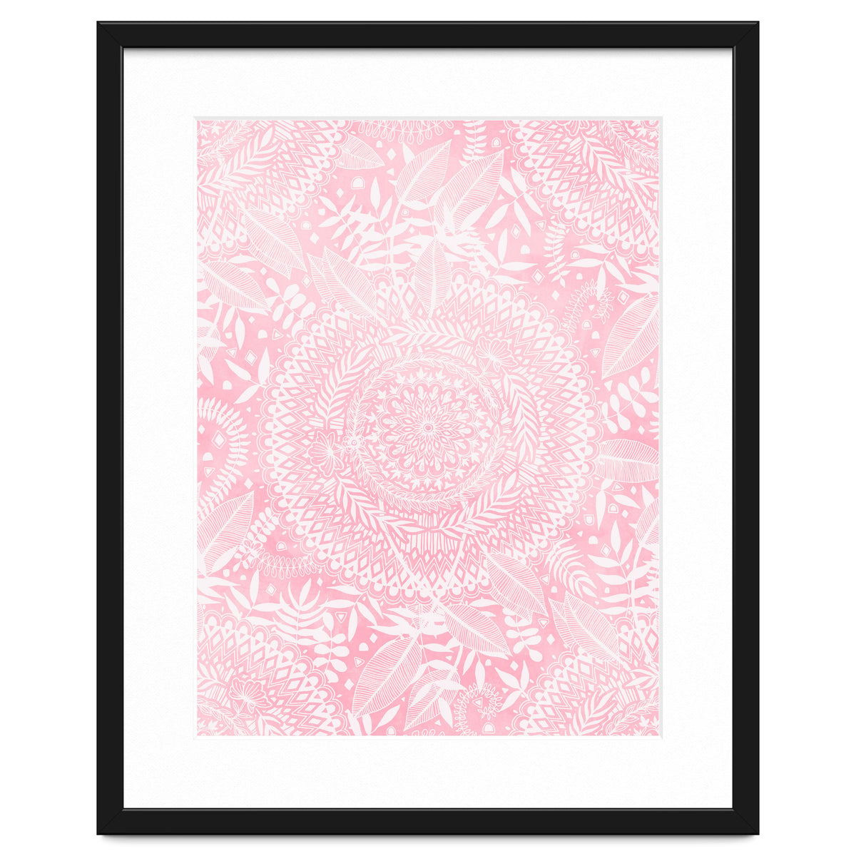 Medallion Pattern in Blush Pink