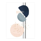 Abstract Study Blush and Navy Blue (Print Only) thumbnail