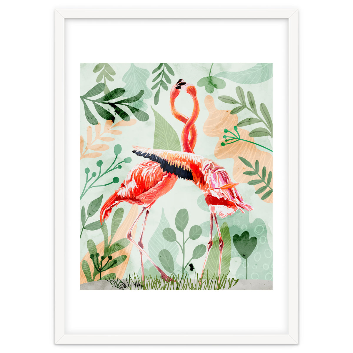 Flamingo Love