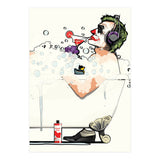 The Joker in the Bath, funny Bathroom Humour (Print Only) thumbnail