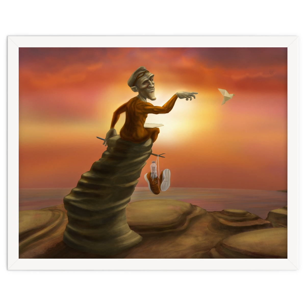 Superhero on a break