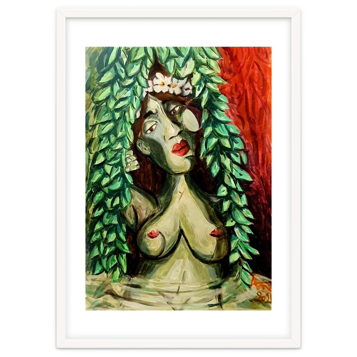 Under the willow tree