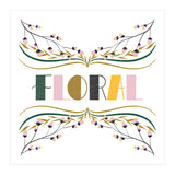 Art Deco Floral  (Print Only) thumbnail