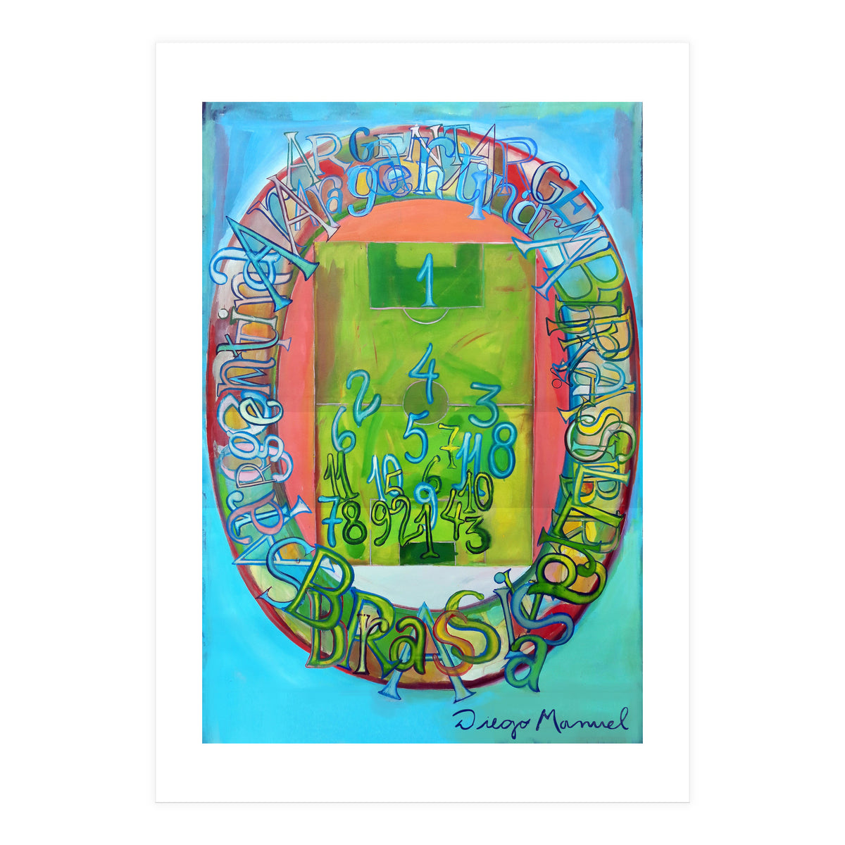 Brasil Argentina 2 (Print Only)