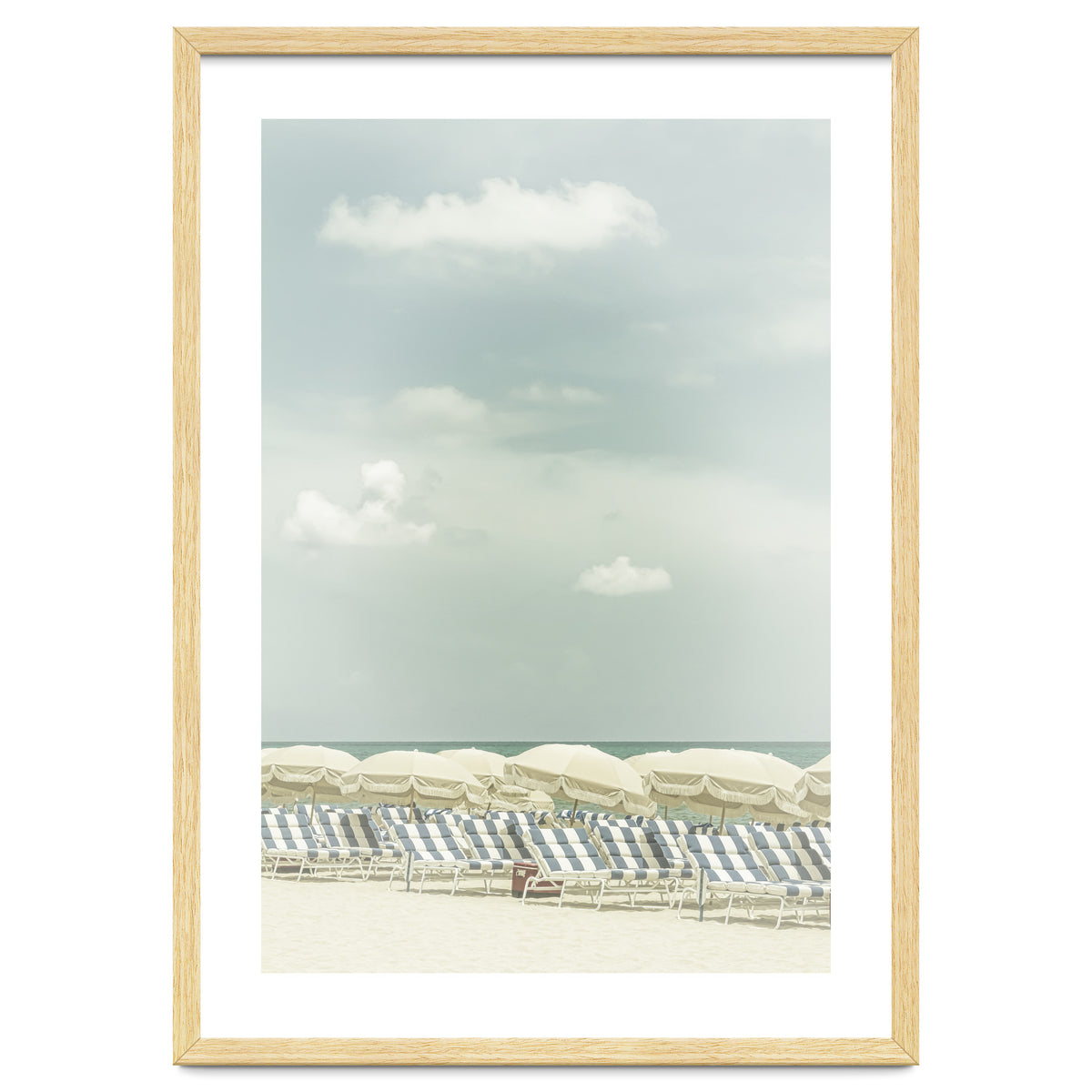 Vintage beach scene