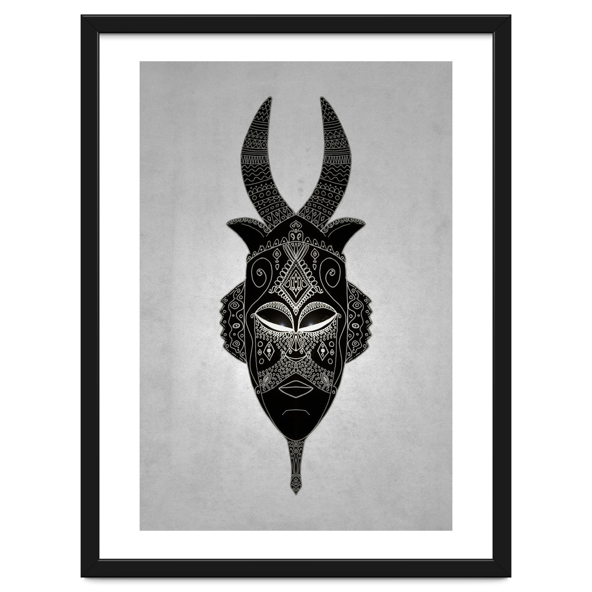 Horned Tribal Mask
