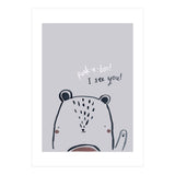Peek A Boo Bear (Print Only) thumbnail