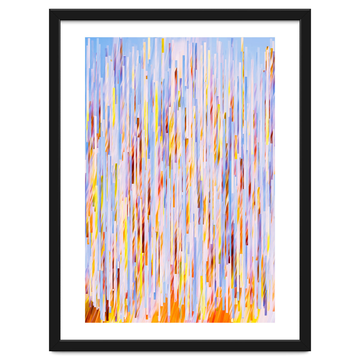 Urban Living | Abstract Geometric Shapes Digital Painting | eclectic Modern Contemporary Boho Chic