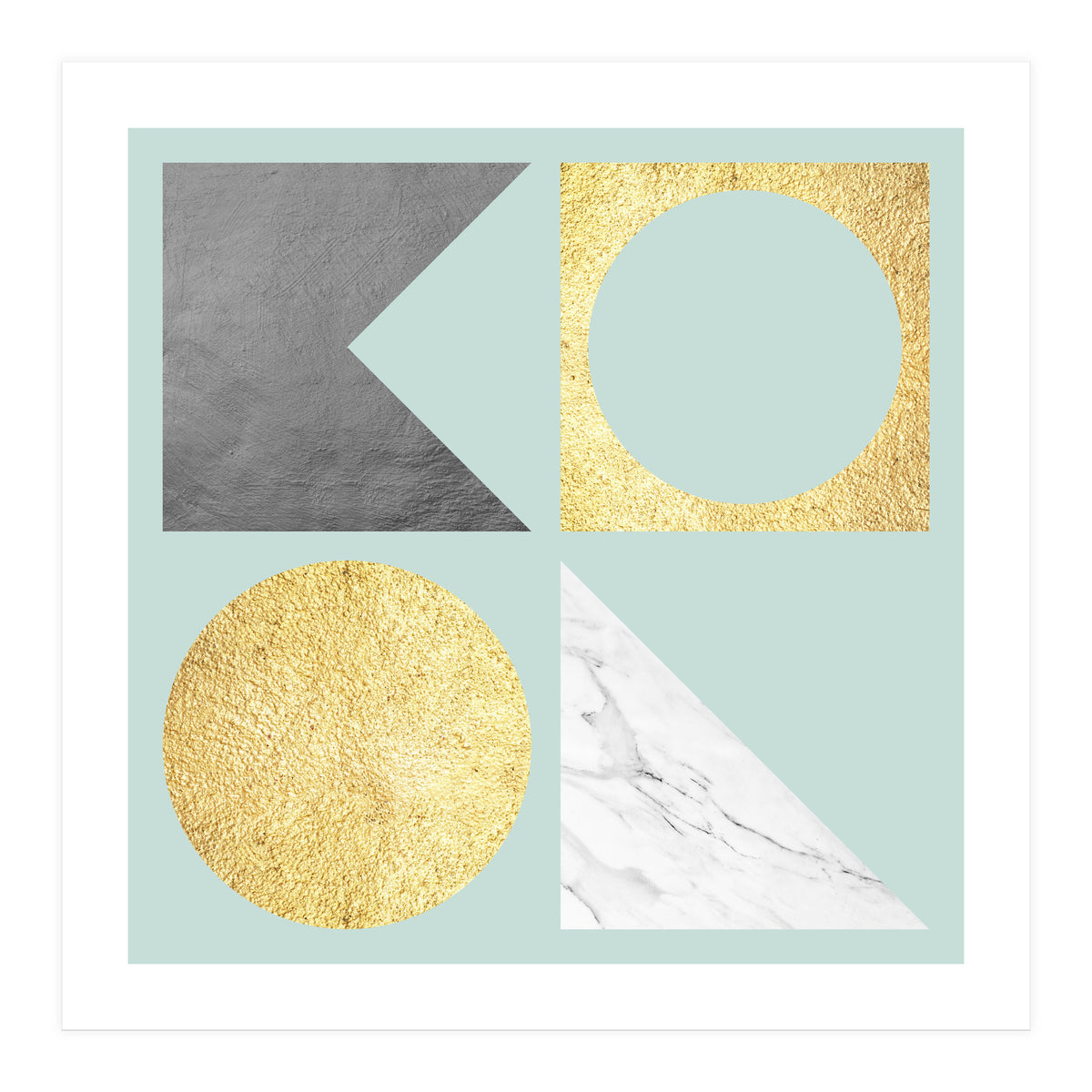 Marble and gold V (Print Only)