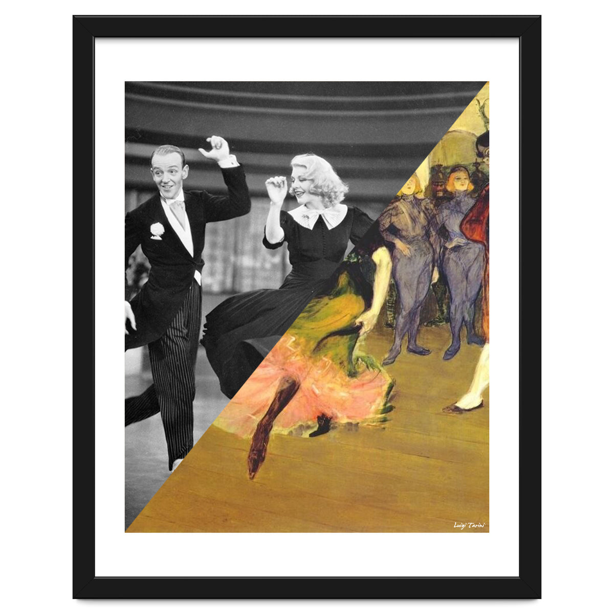 Toulose Lautrec's Dance At The Mouline Rouge & Ginger Rogers