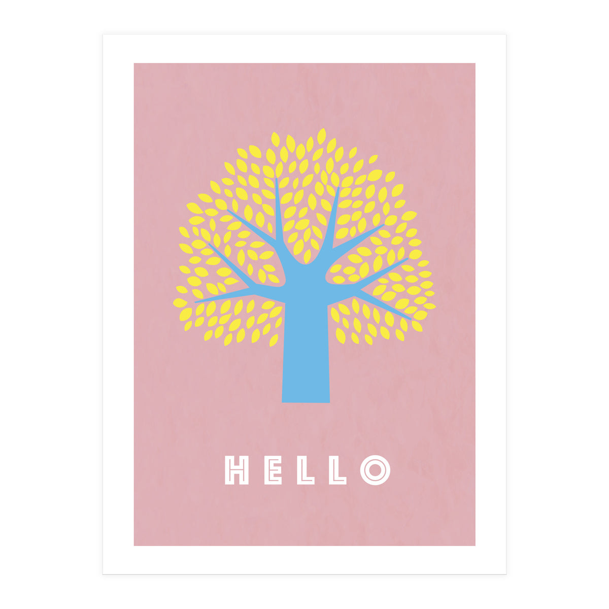 Hello - pop tree - (Print Only)
