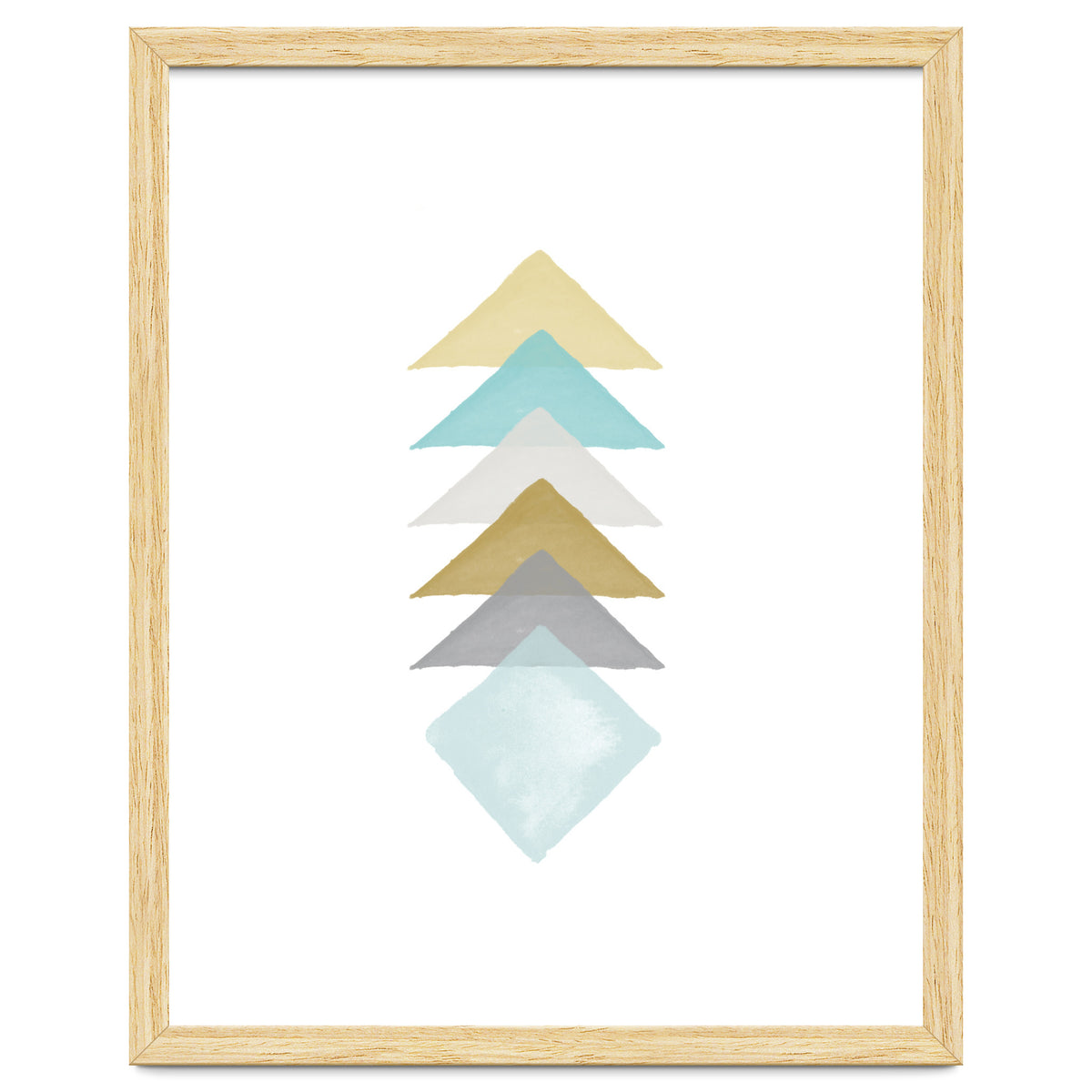 Watercolor Triangles