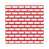 Blue And Red Stripes and stars (Print Only) thumbnail