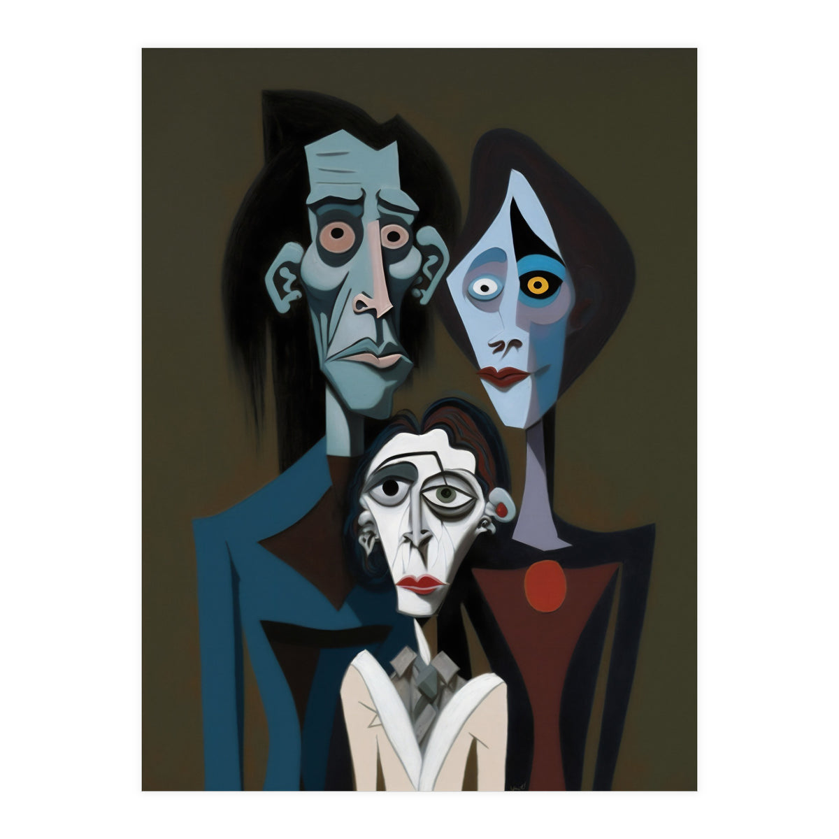 Gothic Family Portrait (Print Only)