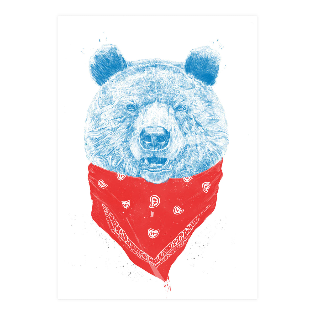 Wild Bear Color Version (Print Only)