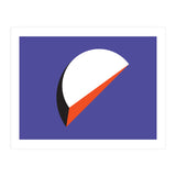 Geometric Shapes No. 37 - orange & purple (Print Only) thumbnail