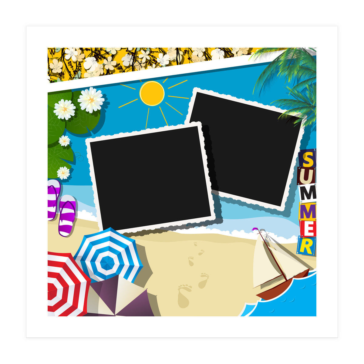 Summer Celebration Collage (Print Only)