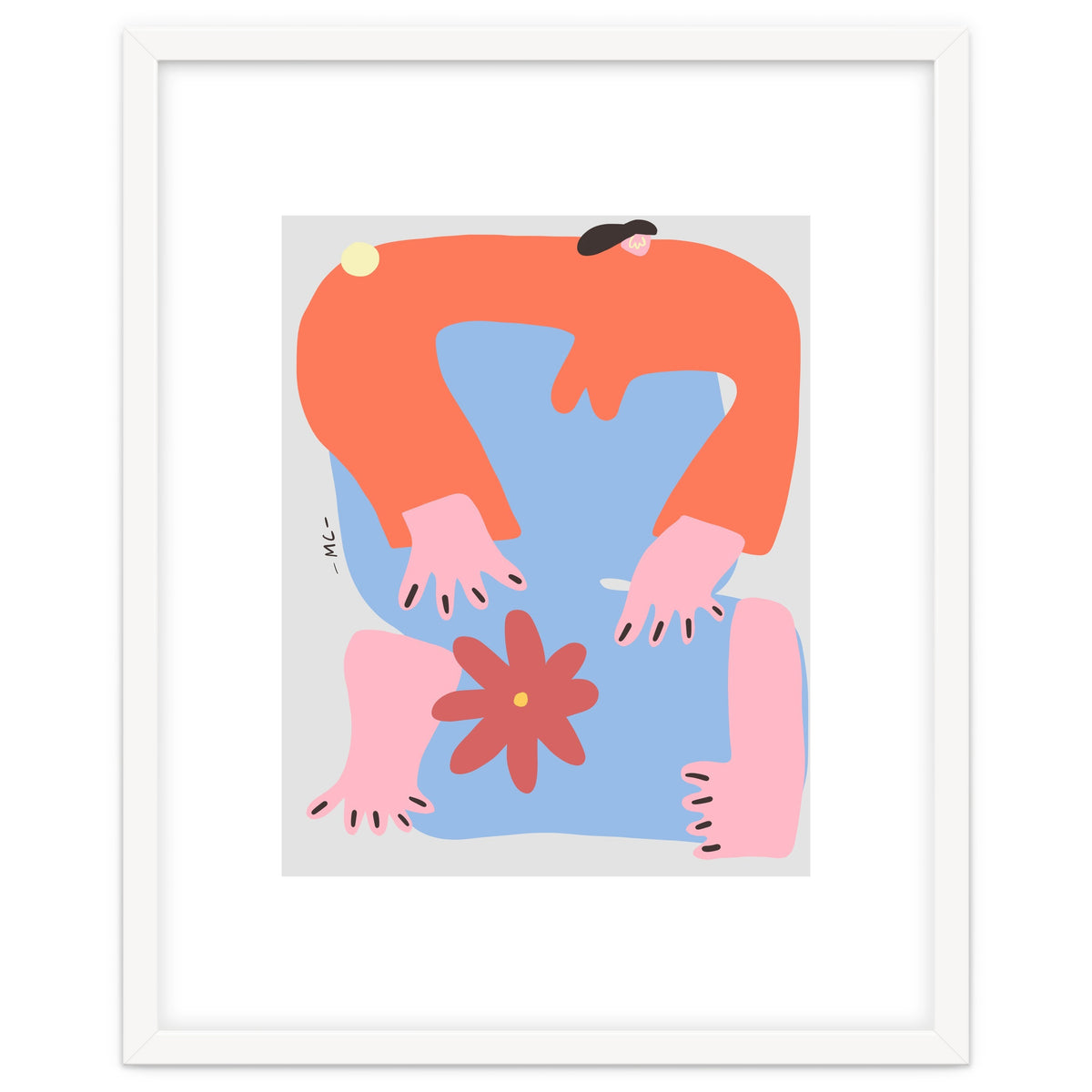 Women And The Flower