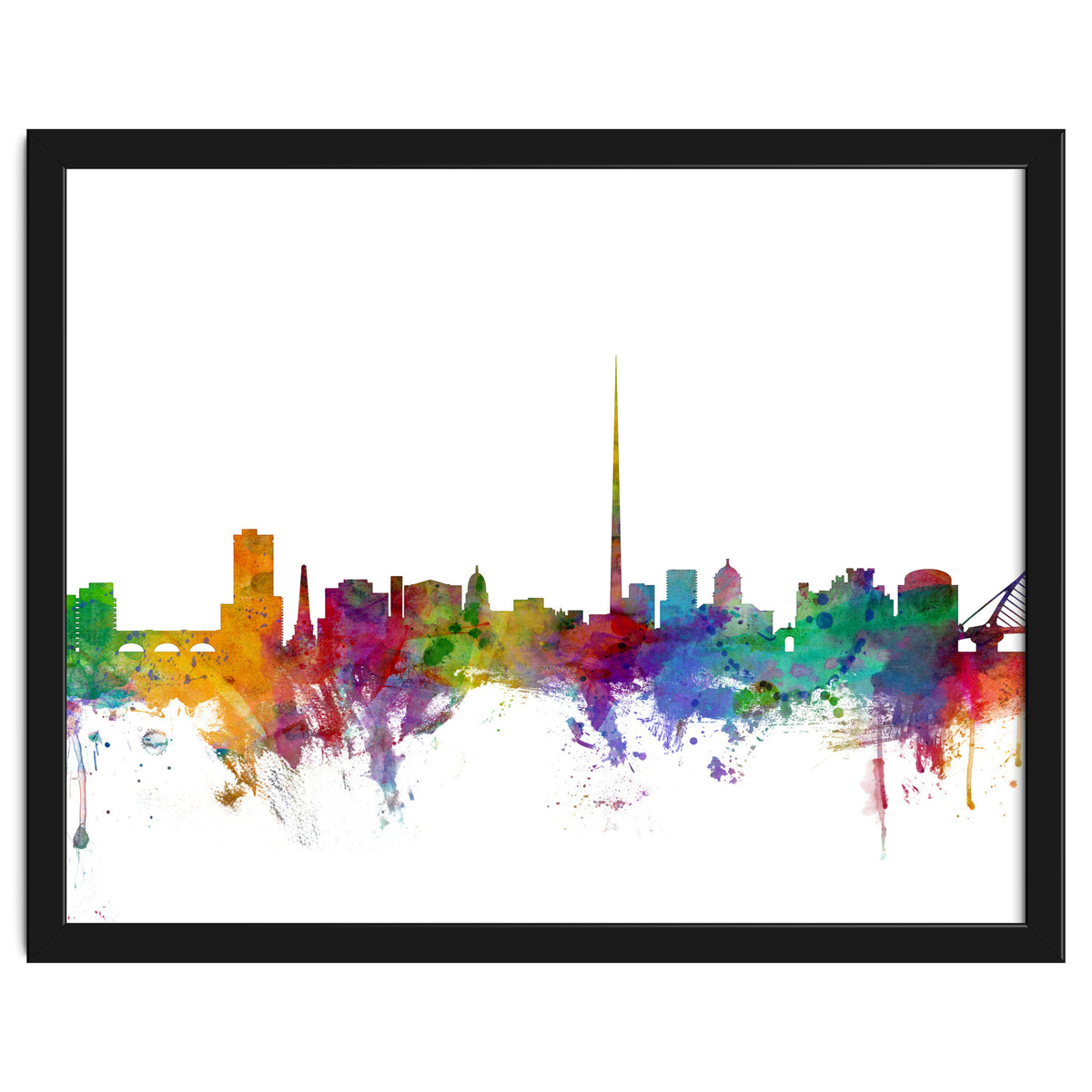 Dublin Ireland Skyline