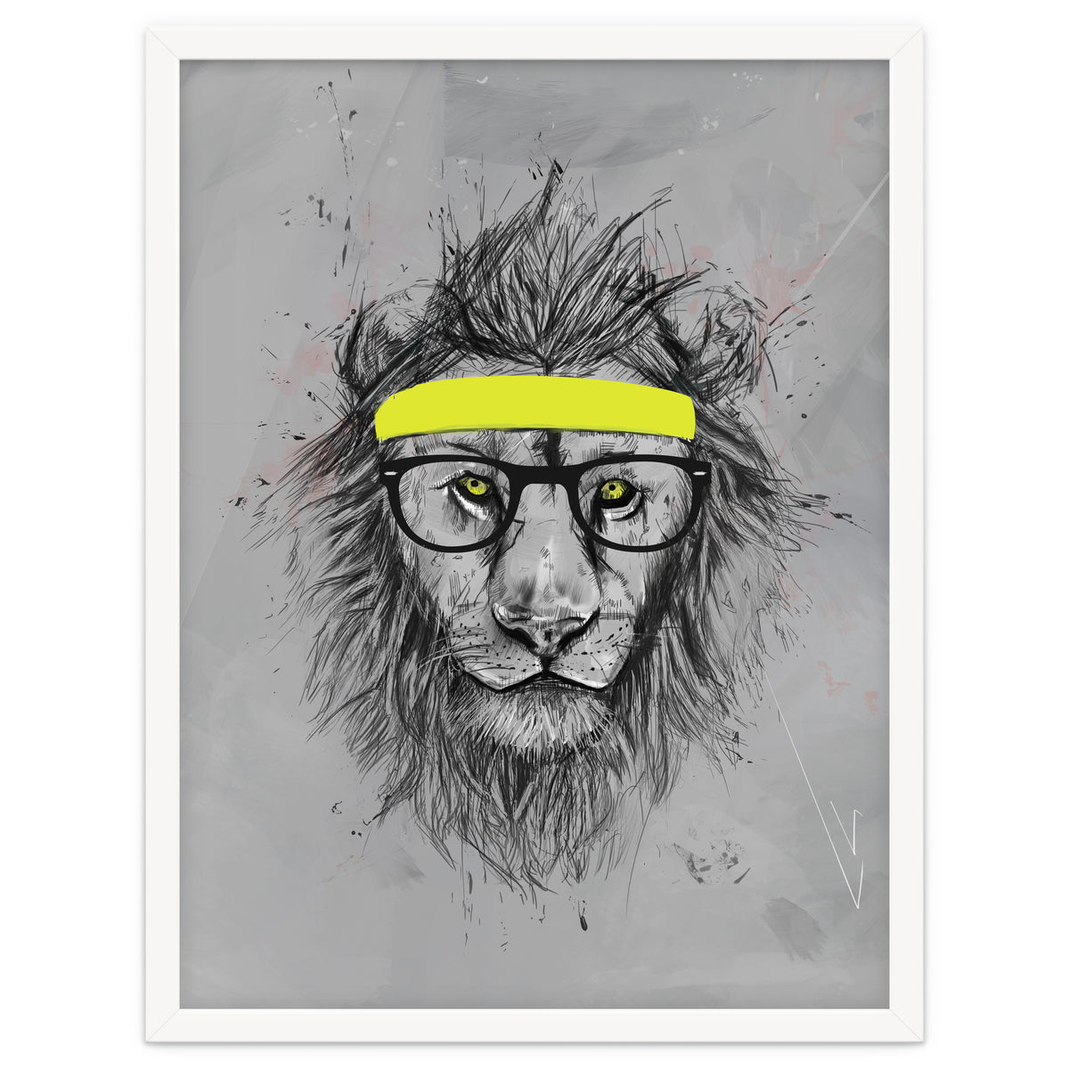 Hipster Lion