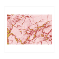 Blush Gold Marble II (Print Only)