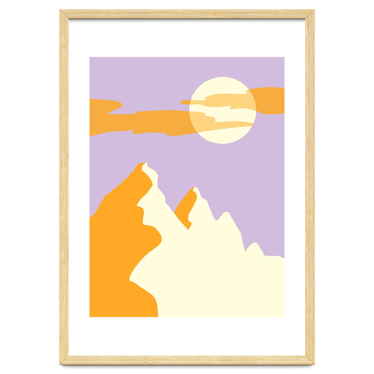 Pastel Minimal Landscape