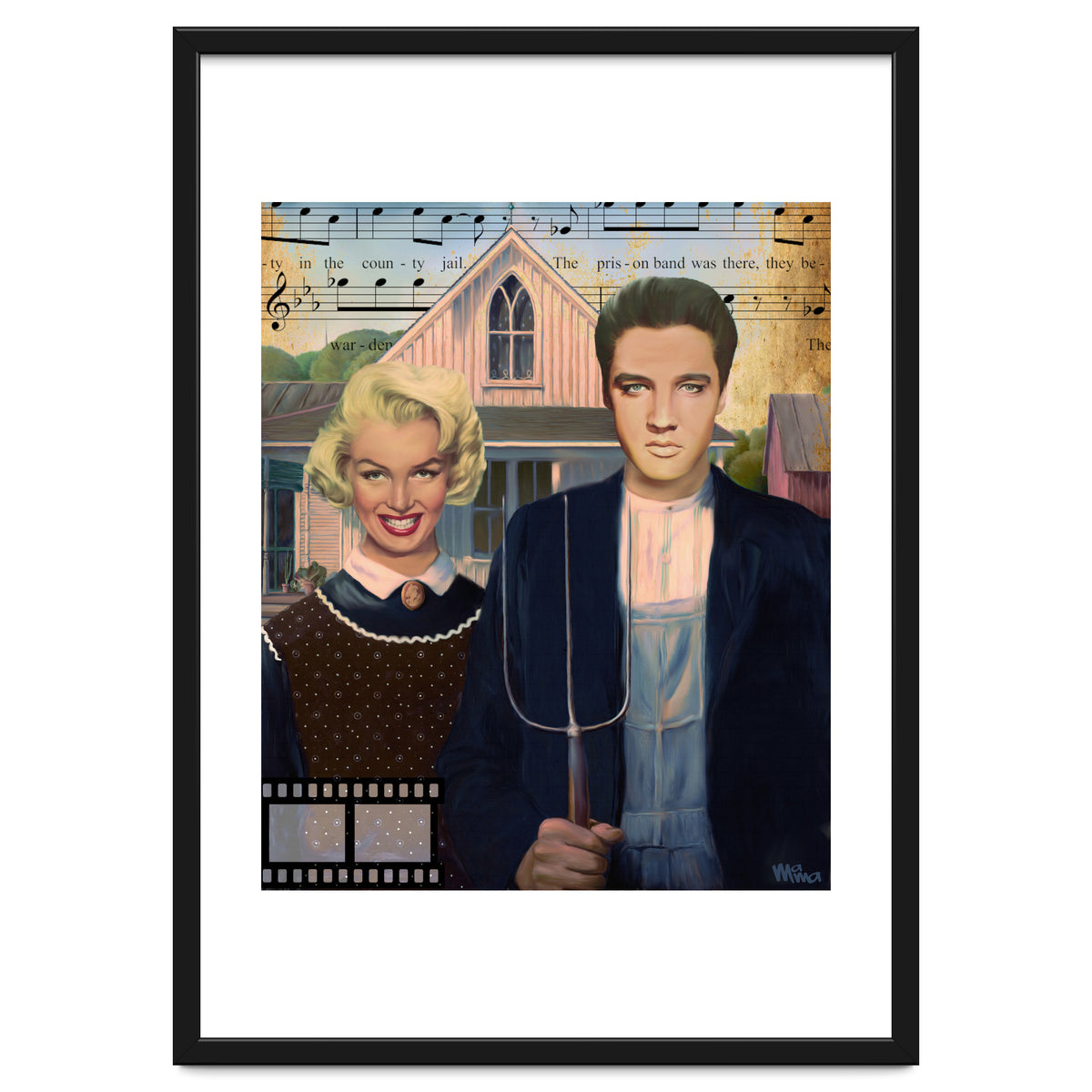 Tribute to Marilyn and Elvis