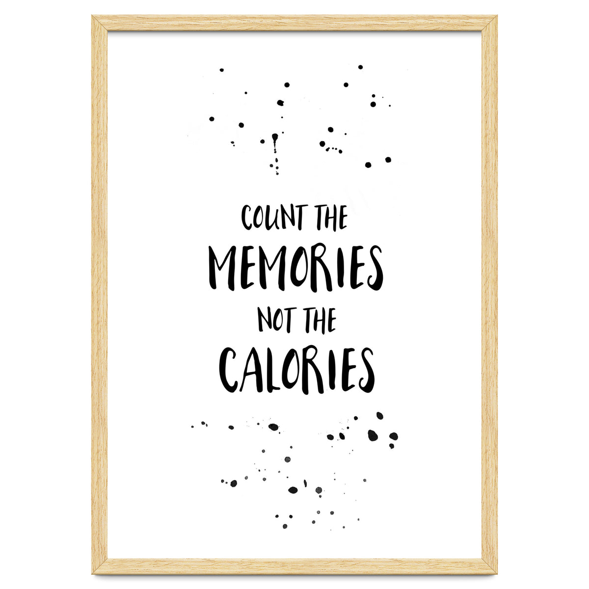 Text Art COUNT THE MEMORIES