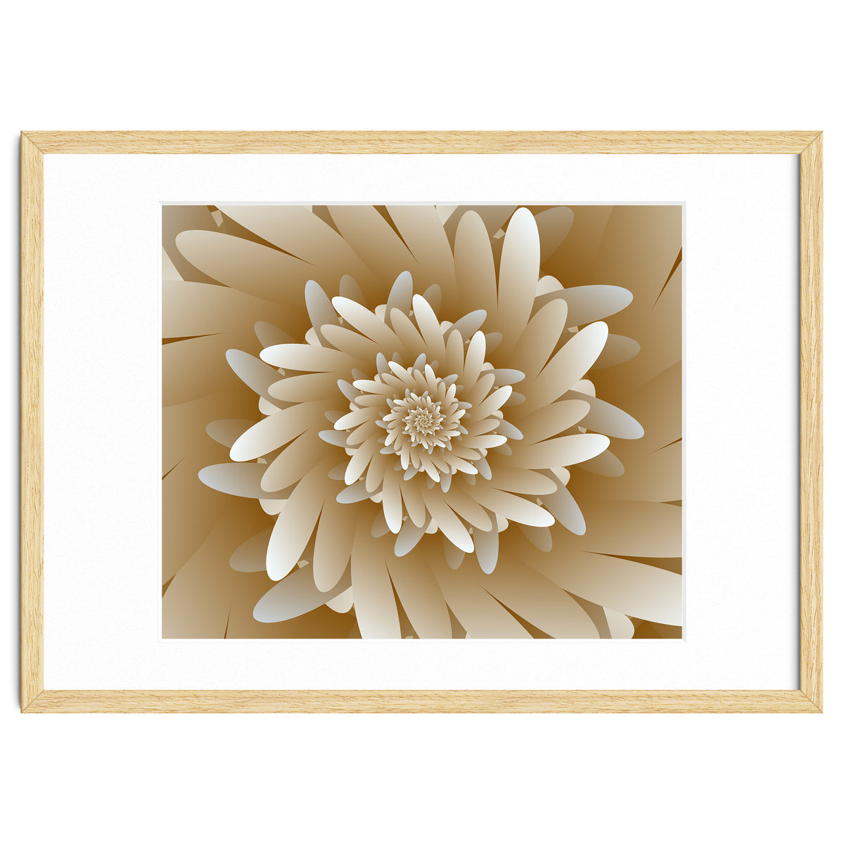 Abstract Digital Floral ART