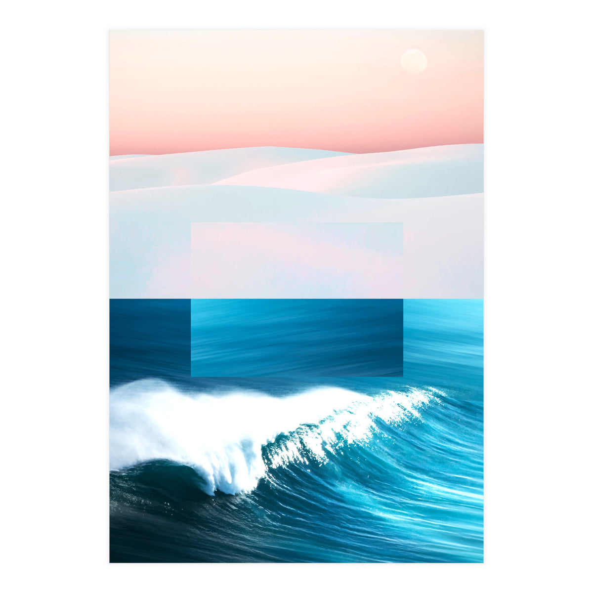 Ocean & Moon (Print Only)