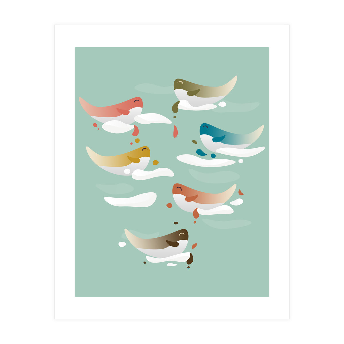 Whales fly in 1970 (Print Only)