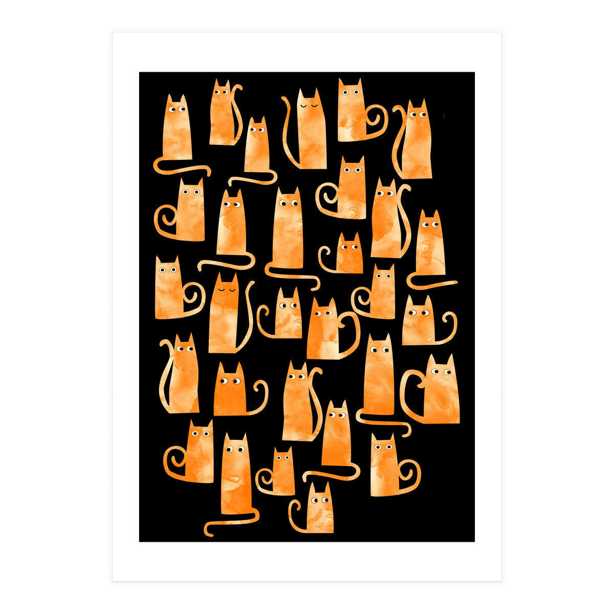 Ginger Cats Dark (Print Only)