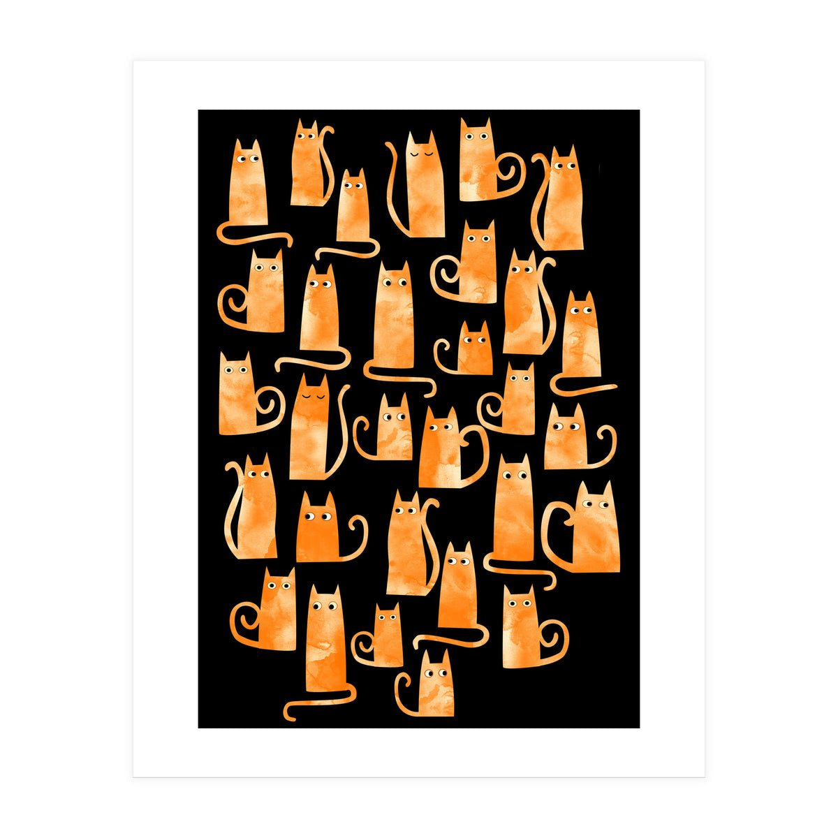 Ginger Cats Dark (Print Only)