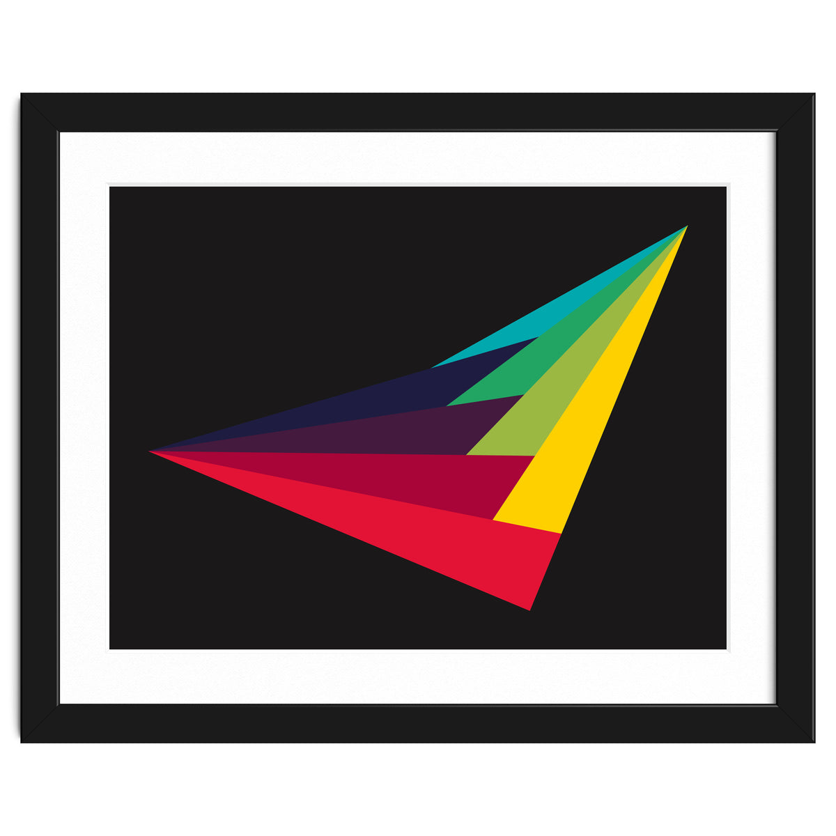 Geometric Shapes No. 40 - rainbow