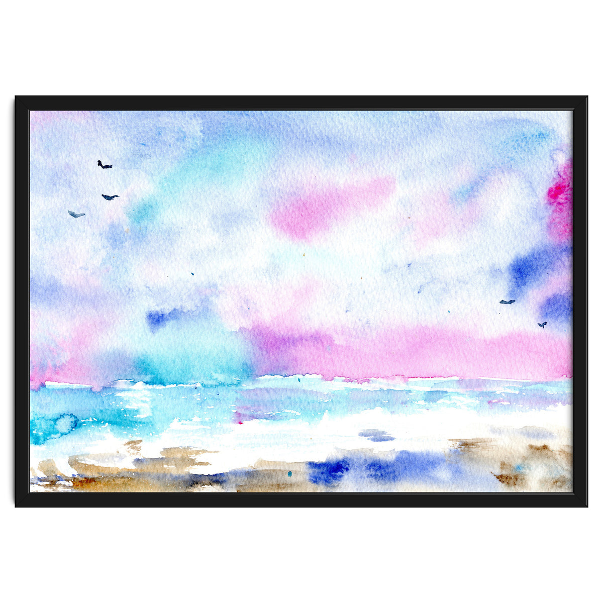 Tenderness of the sea || watercolor