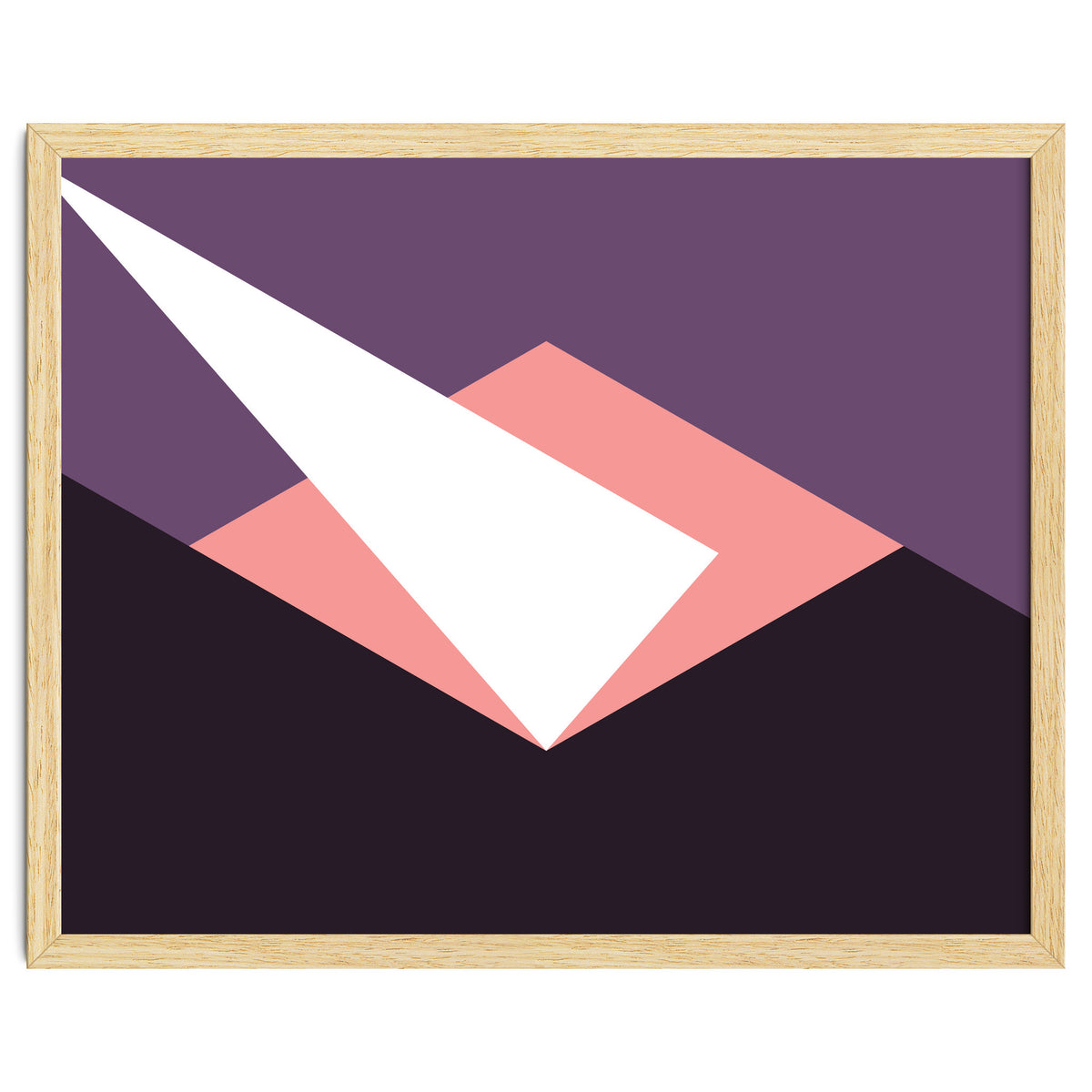 Geometric Shapes No. 59 - pink & purple