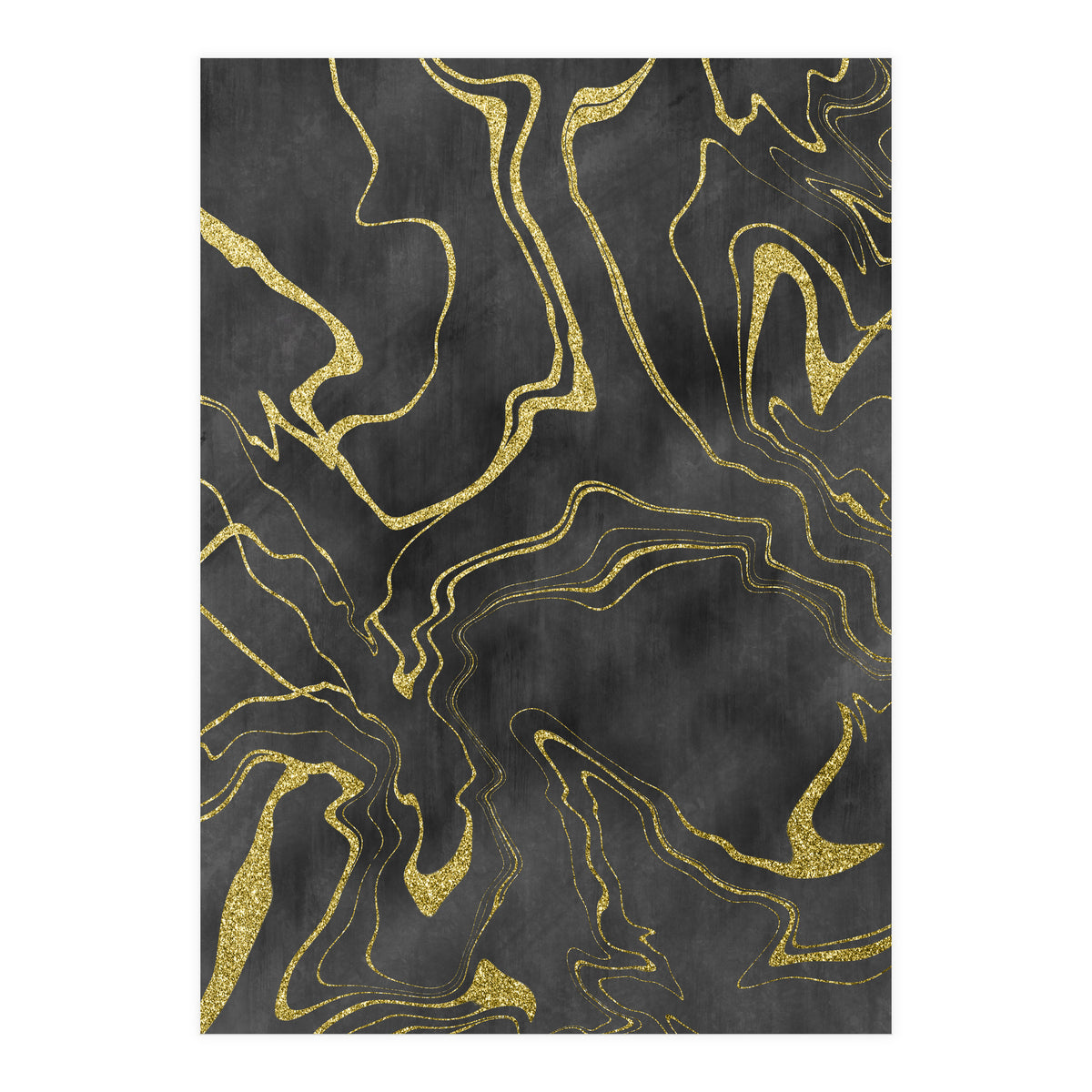 Golden Flows No. 11 (Print Only)