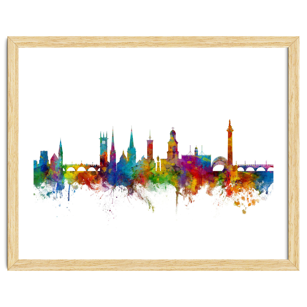 Shrewsbury England Skyline