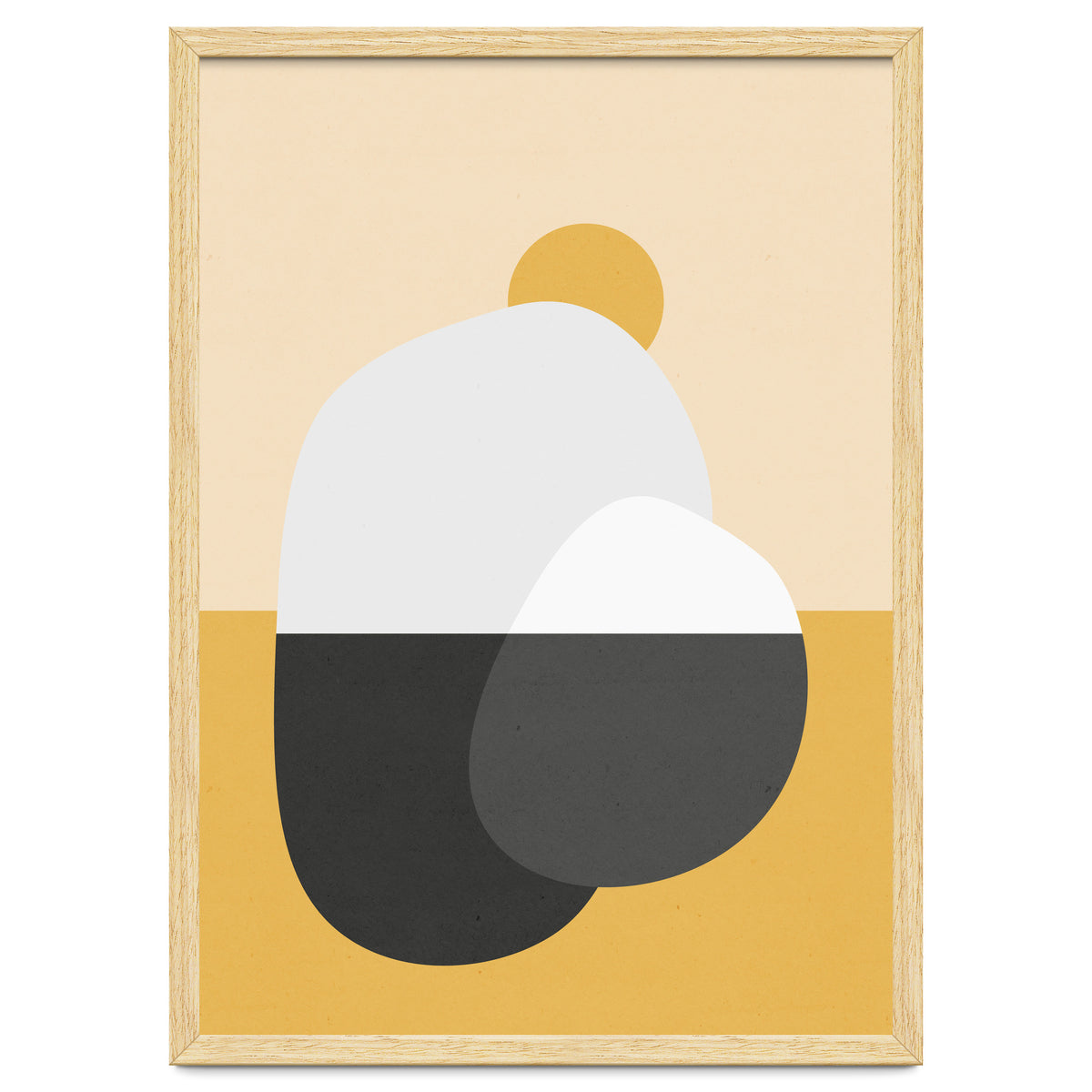 Abstract Boulders - Golden Desert