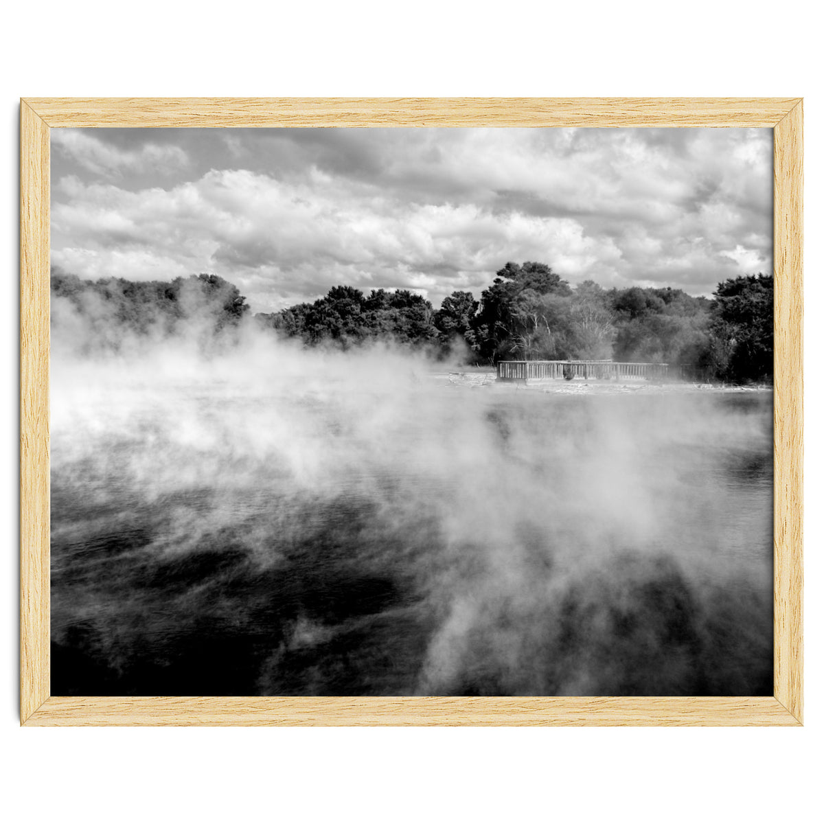 Vapors in Rotorua, New Zealand Art Print