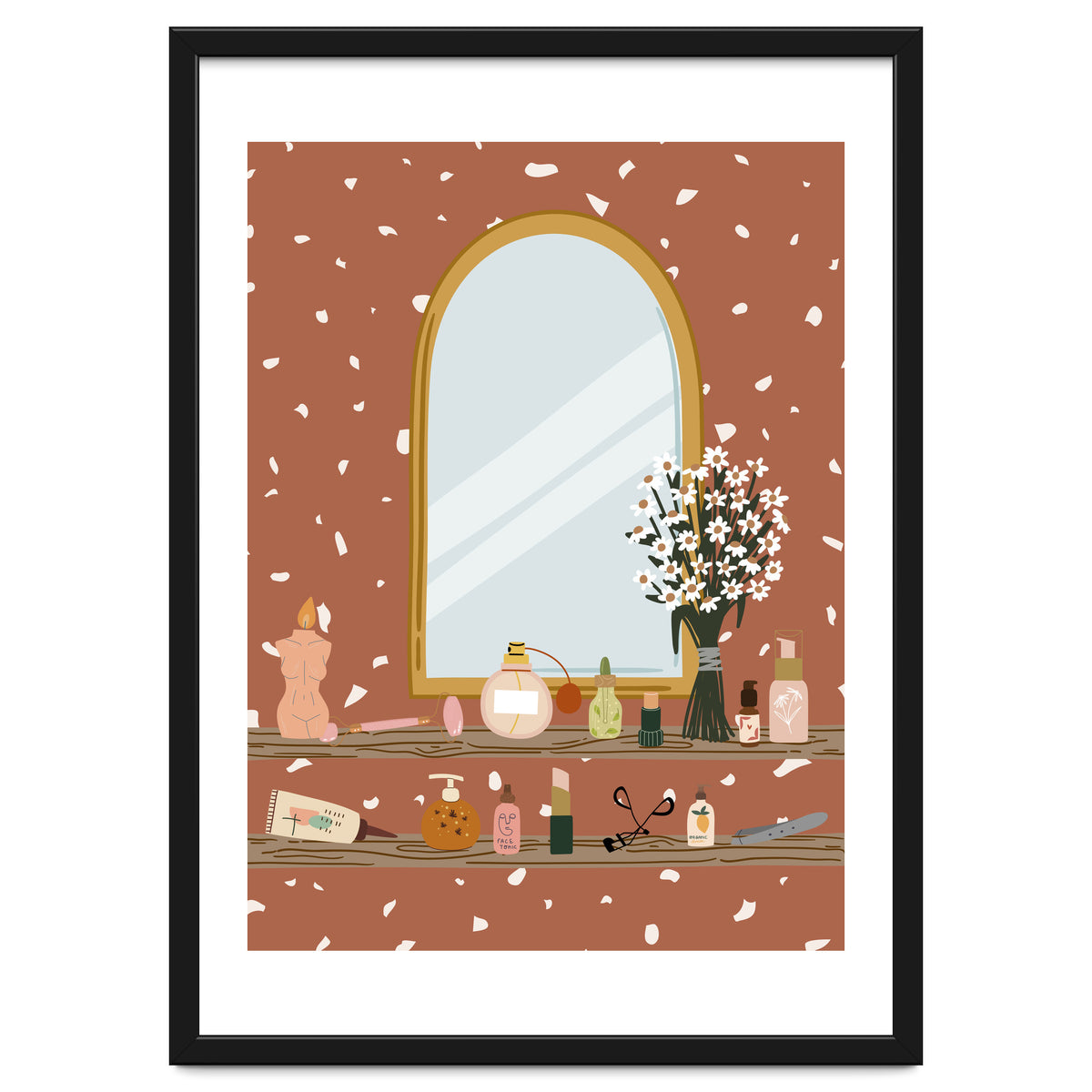 Terrazzo Vanity Decor