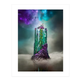 Cosmic Gemstone and Glass \|/ Universe (Print Only) thumbnail