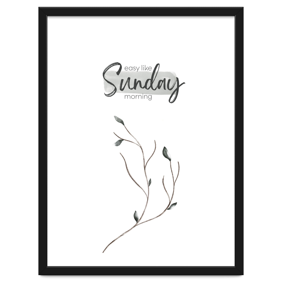 Easy like Sunday morning