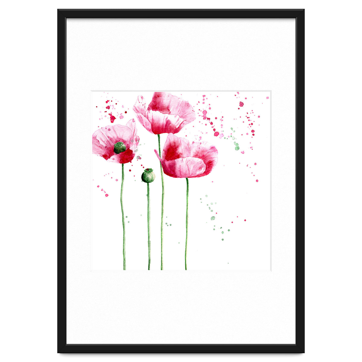 Poppies || watercolor