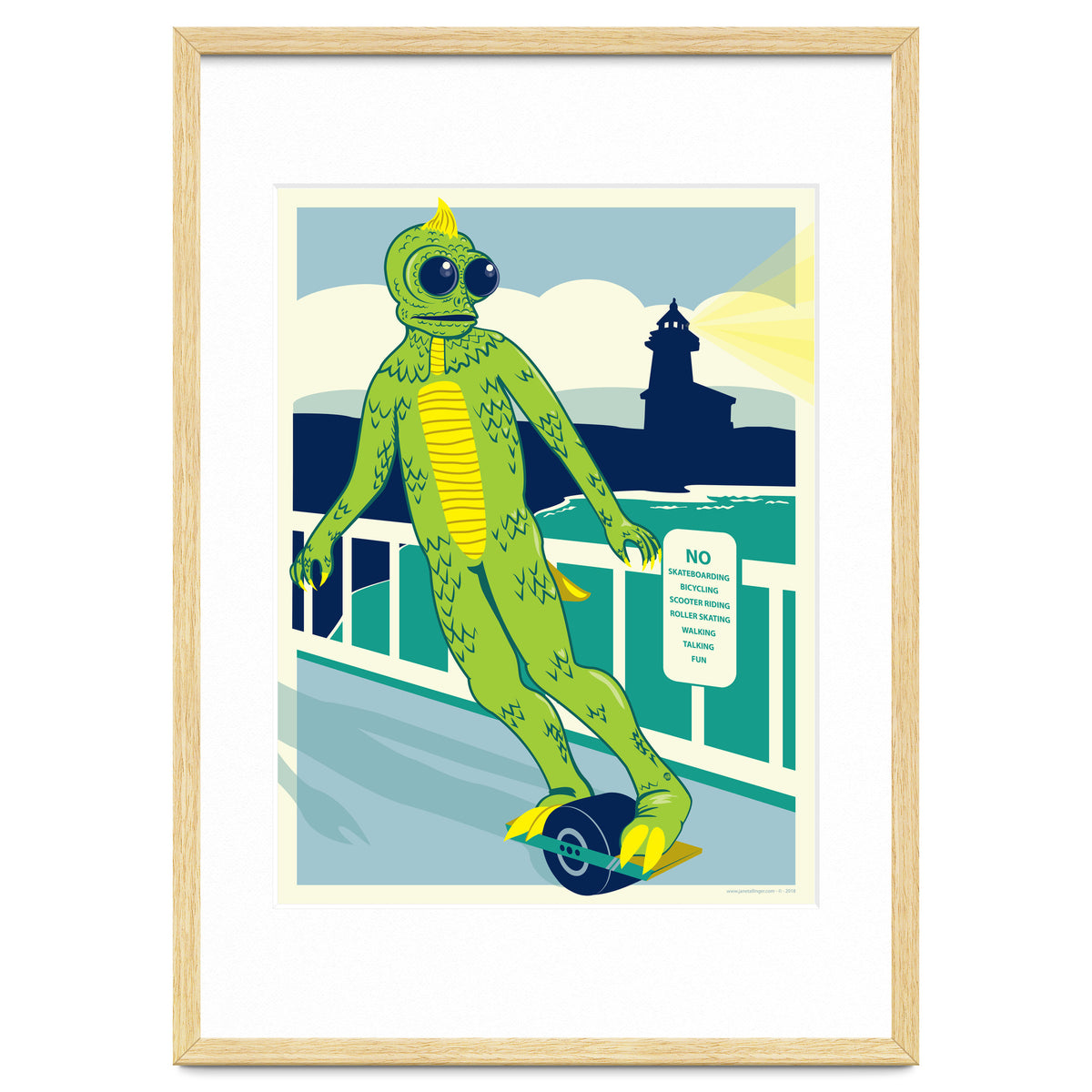 Sleezstak riding One Wheel