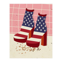 American Flag Disco Boots (Print Only)